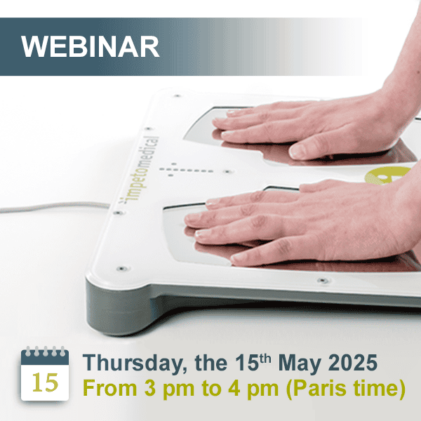 Afiș webinar Sudoscan: experiență clinică în durere și afecțiuni neurologice, 15 mai 2025
